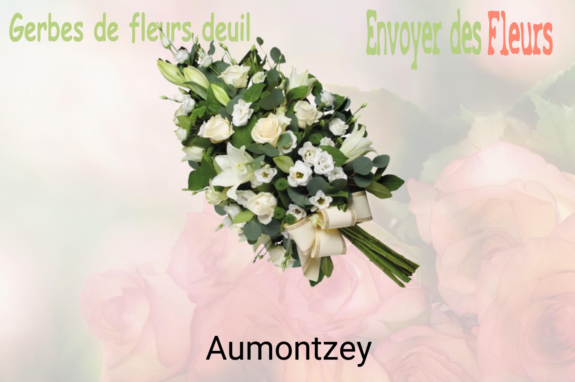 Gerbe de fleurs de deuil livrée à Aumontzey